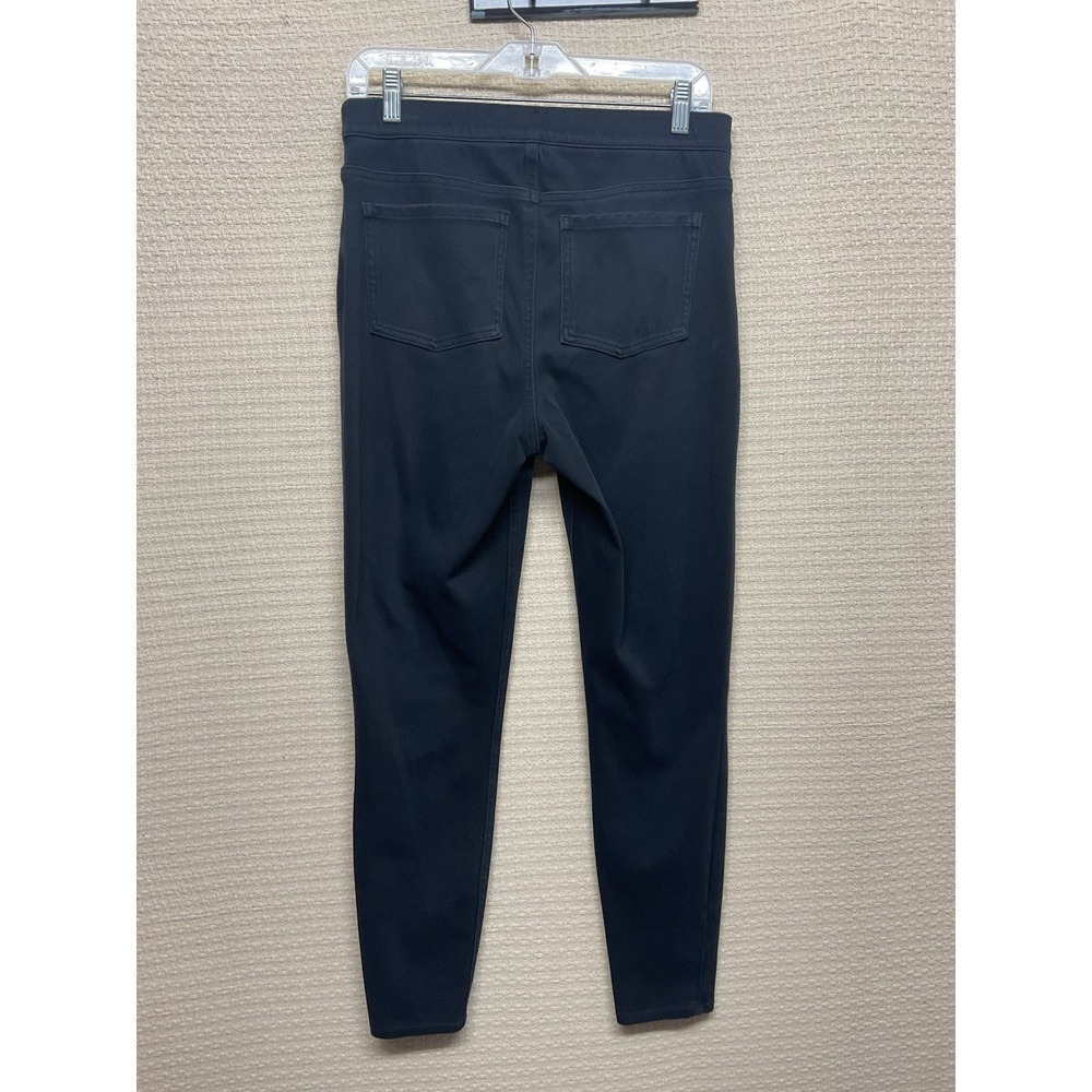 Spanx Black Ankle Skinny Jeans Pants Large Slimming Stretchy Women's EUC - Picture 6 of 7